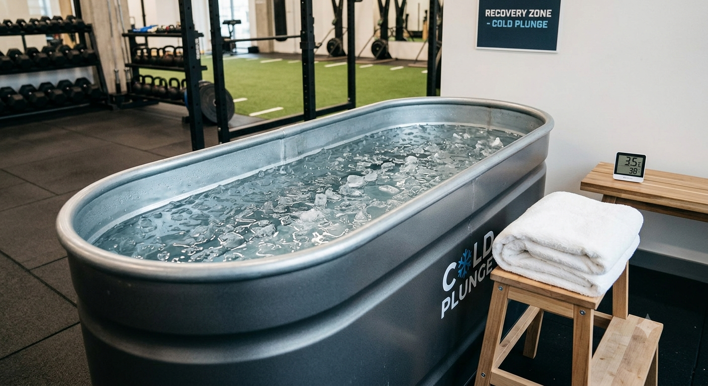 Tomz Fitness Club cold plunge area