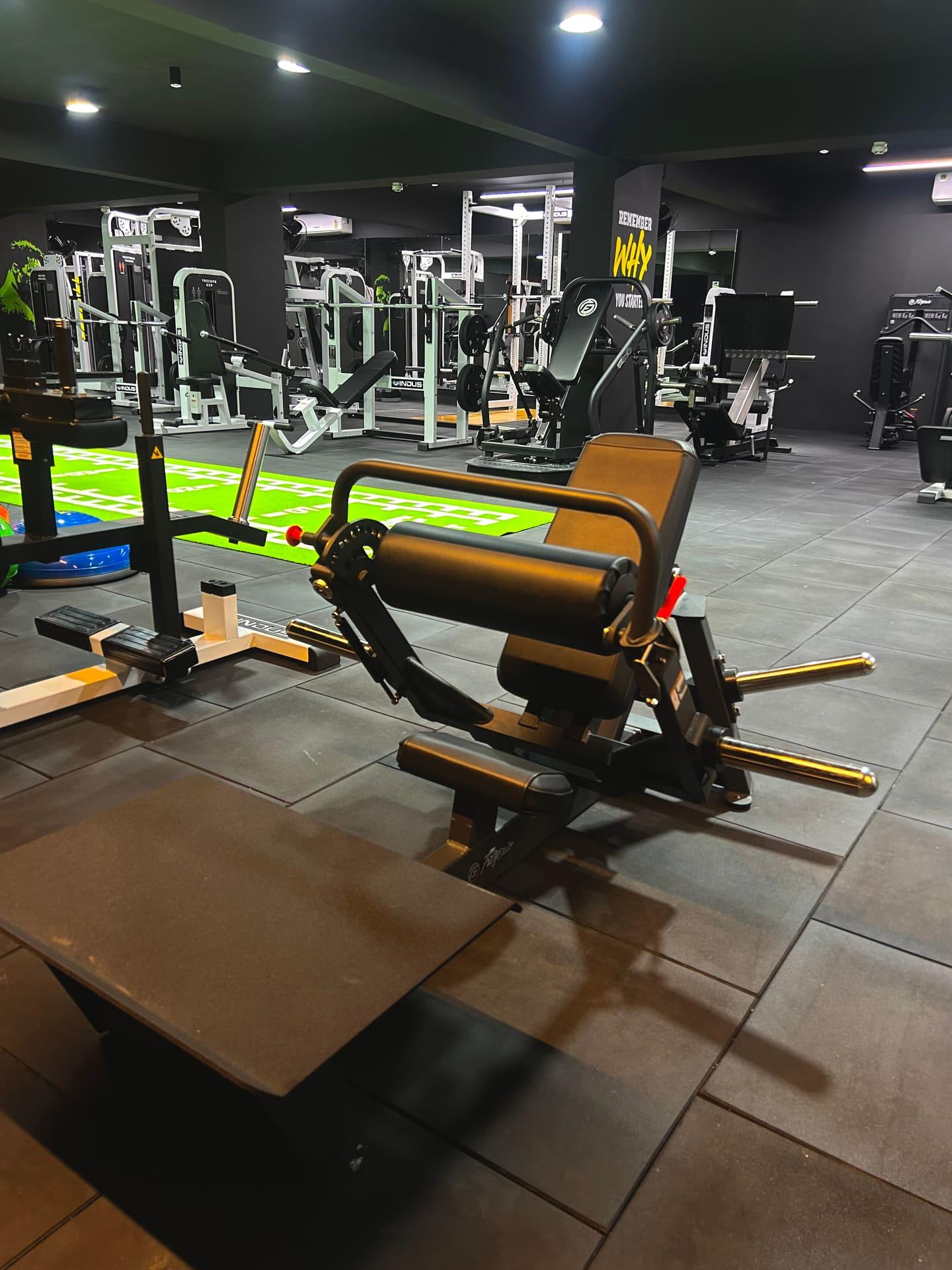 Tomz Fitness Club: functional training zone with green turf