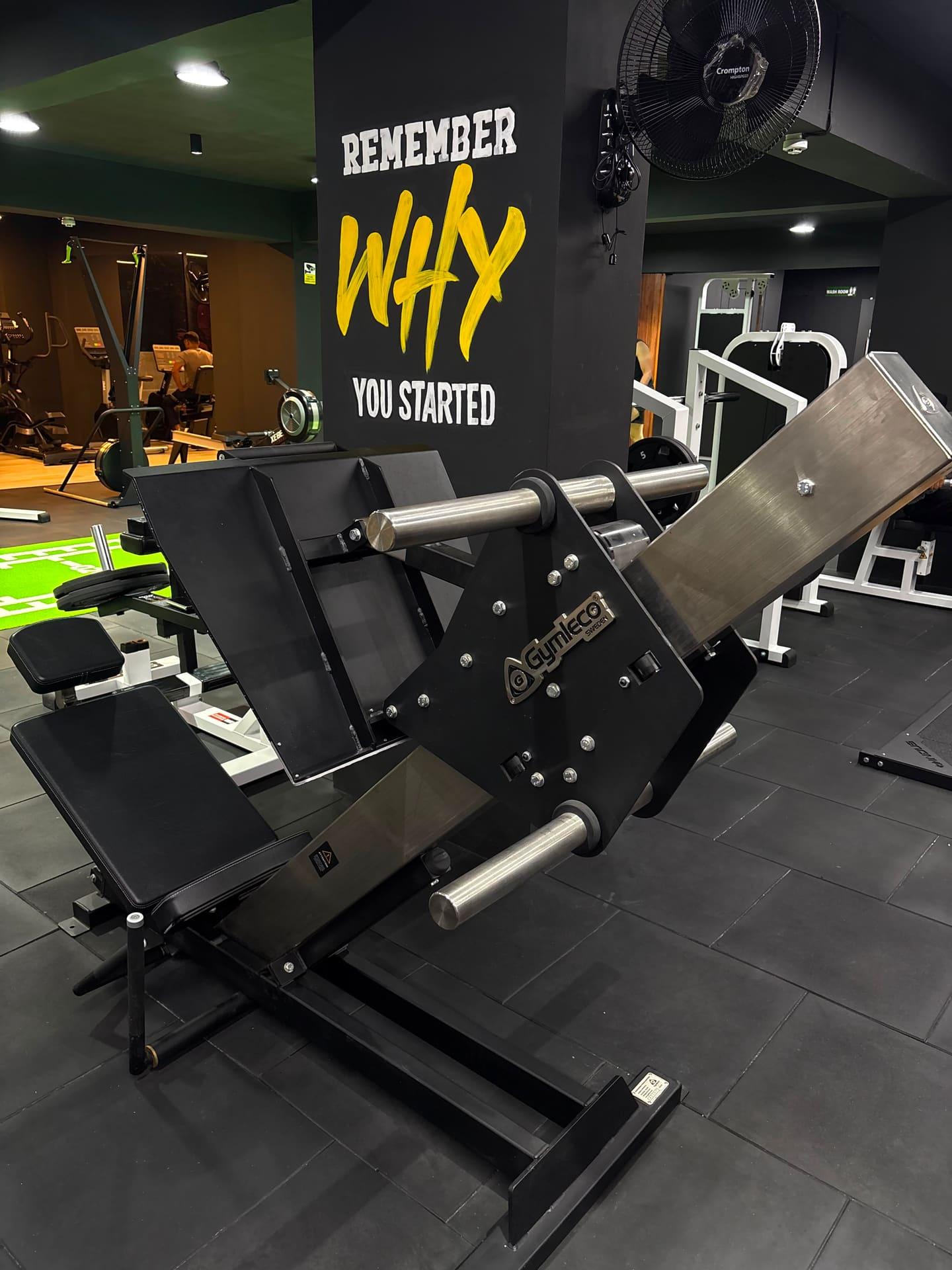 Tomz Fitness Club: Gymleco leg press equipment
